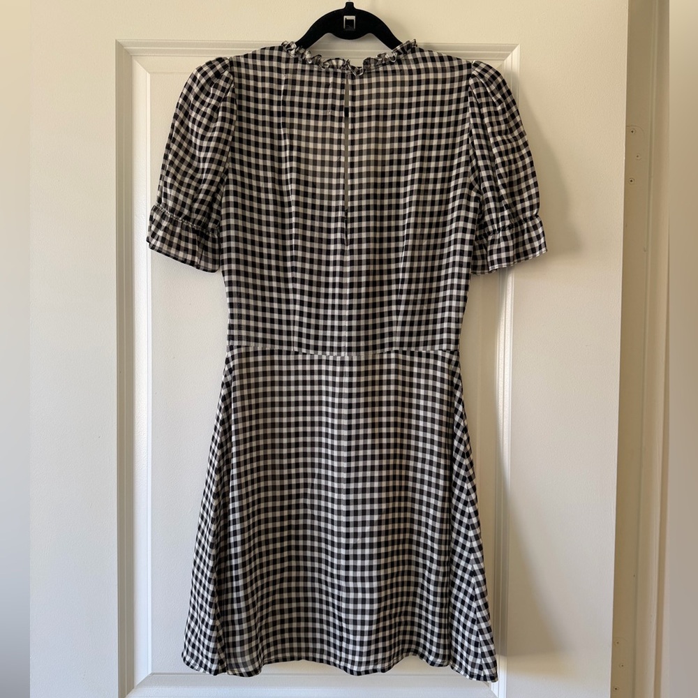 NEW Reformation Black and White Checkered Dress - Picture 7 of 7